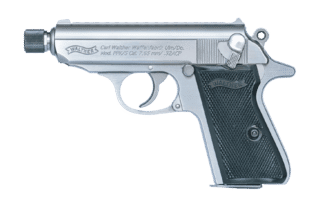 Walther PPK/S 32 ACP Semi-Auto Pistol with black synthetic grips